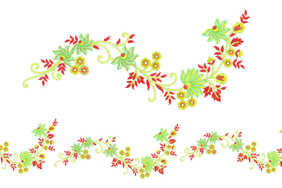 An Elegant Embroidery Border Design Review