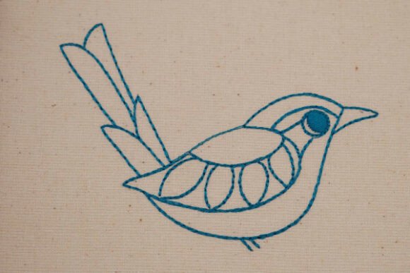 Bird Line Art: Minimalist Embroidery Review