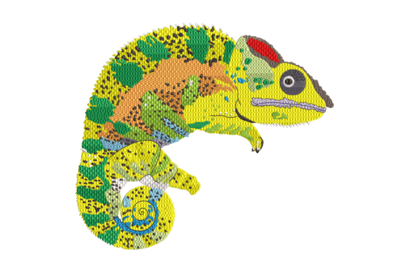Chameleon Embroidery Design: A Seasonal Review