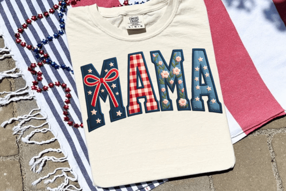 Mama Varsity 4th of July Embroidery Review