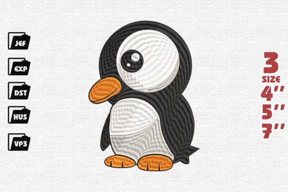 Review: Cute Baby Penguin Embroidery for Business