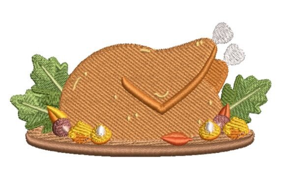 Review: Roasted Thanksgiving Turkey on Platter Design