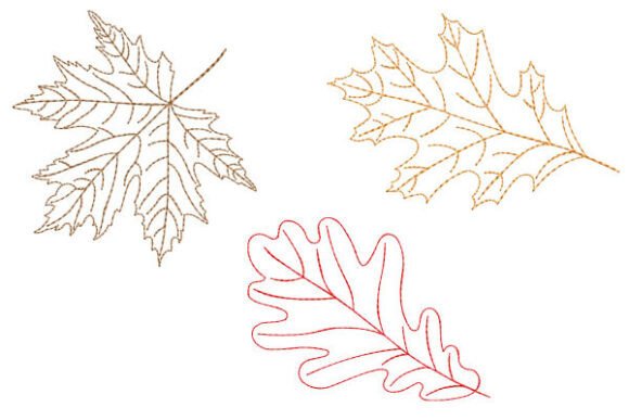 Reviewing 3 Autumn Leaves Line Art for Merch