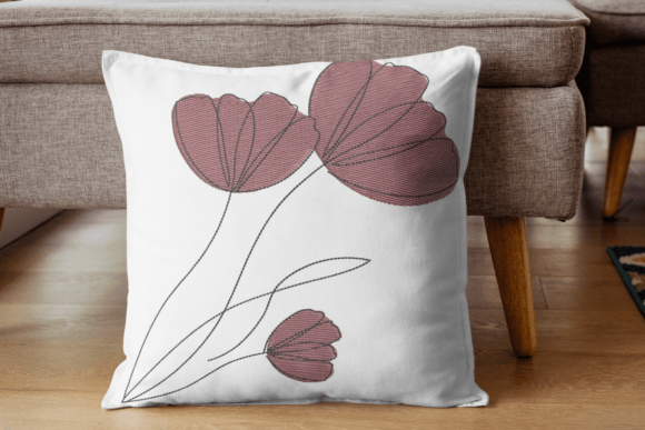 Reviewing Elegant Mauve Blooms for Business Merch
