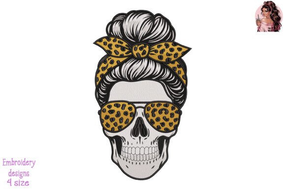 Reviewing Leopard Skull Embroidery for Boutique Sweatshirts