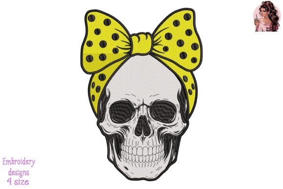 Reviewing Skulls Girl Dispatcher 911 Embroidery for Etsy Shops