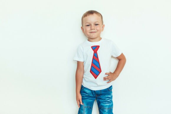 Reviewing Striped Neck Tie Applique Embroidery
