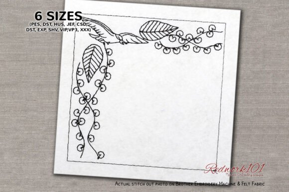 Reviewing the Delightful Tern Bird Embroidery Design