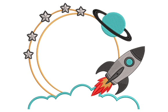 Reviewing the Outer Space Rocket Ship Monogram Frame