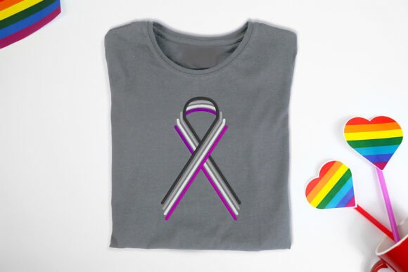Reviewing the Ribbon with 4 Lines Embroidery Design