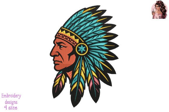 Reviewing Turquoise Star Chief Embroidery for Merch