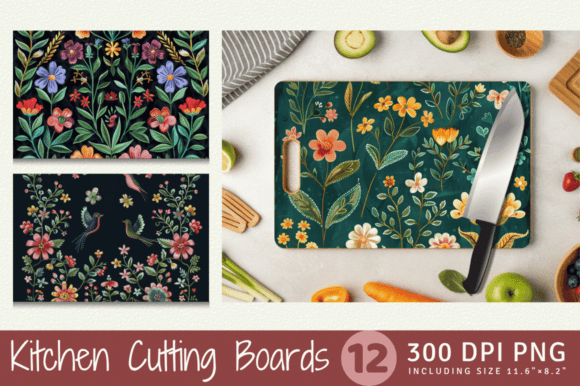 Spring Hand Embroidery Cutting Boards Review