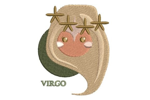 Stylized Virgo Zodiac Embroidery Review