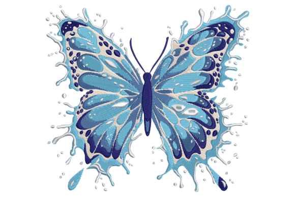 Water Splash Butterfly: A Festive Embroidery Review